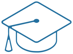 graduation hat icon